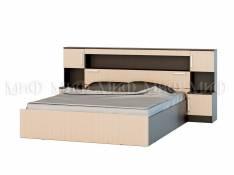Кровать с надстройкой и тумбами Бася 160*200 (МиФ)