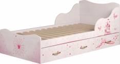 Кровать на 900 с ящиками (комплектация 1) Принцесса Модуль 5 (Ижмебель)