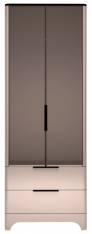 Шкаф для одежды с ящиками 2-х дверный (с зеркалом) Танго Модуль 9 (Ижмебель)
