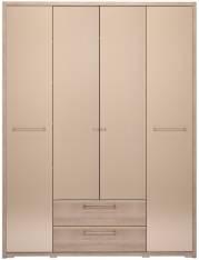 Шкаф 4-х дверный с ящиком (без зеркала) Модуль 9 (Ижмебель)