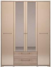 Шкаф 4-х дверный с ящиком (с зеркалом) Модуль 9 (Ижмебель)
